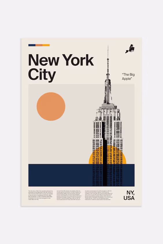 Постер new york city