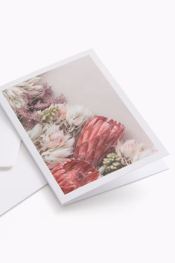 Открытка с поздравлениями маленькая с конвертом