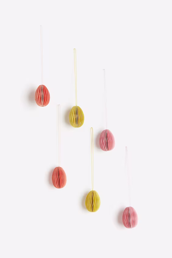 Набор из 6 украшений на пасху