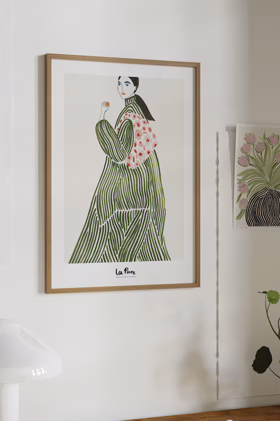 Пальто la poire - зеленое