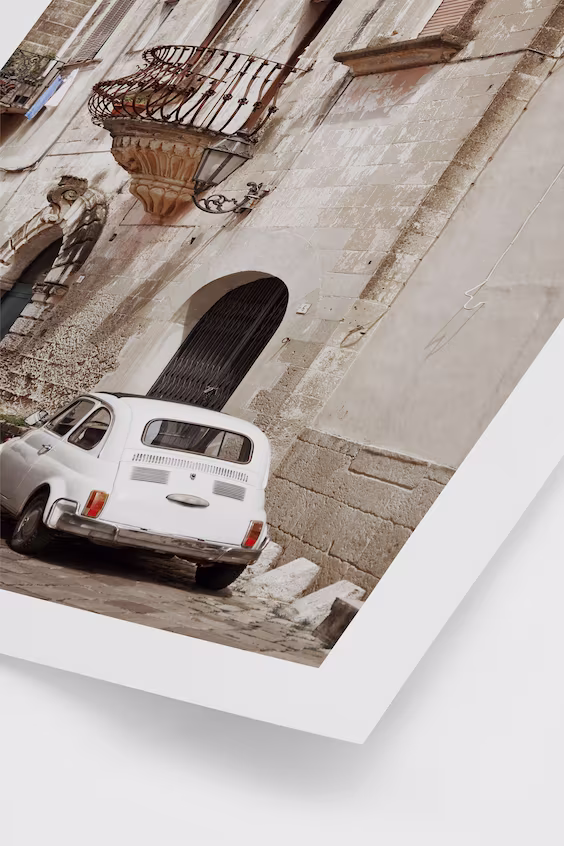 Постер old italian town