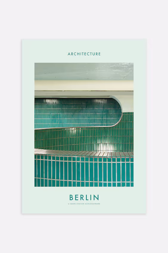 Плакат u-bahn schlossstrasse