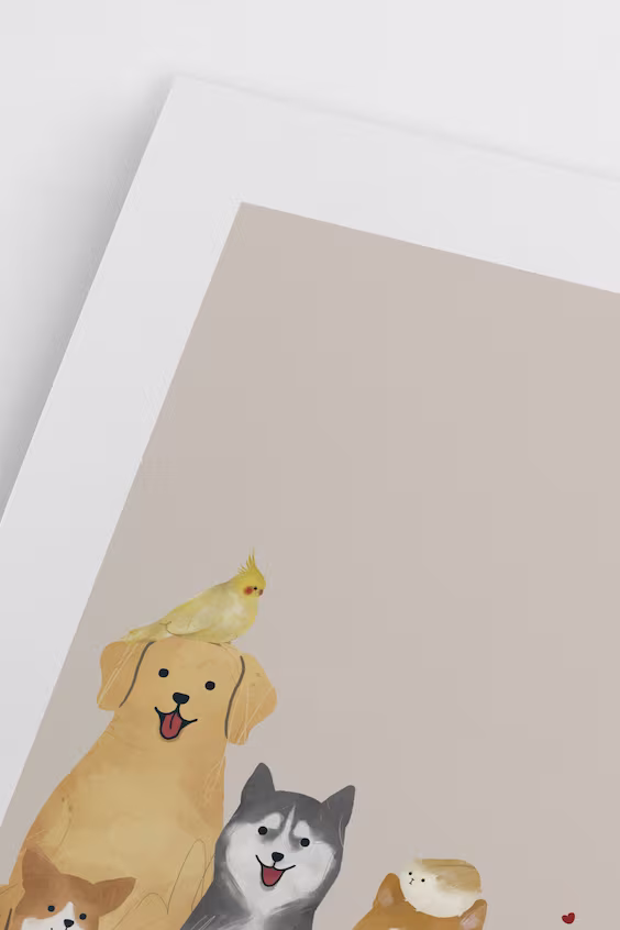 Постер большой семейный портрет