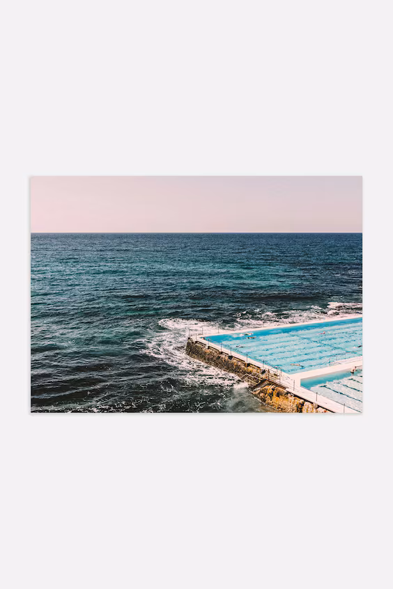 Постер bondi beach ocean pool