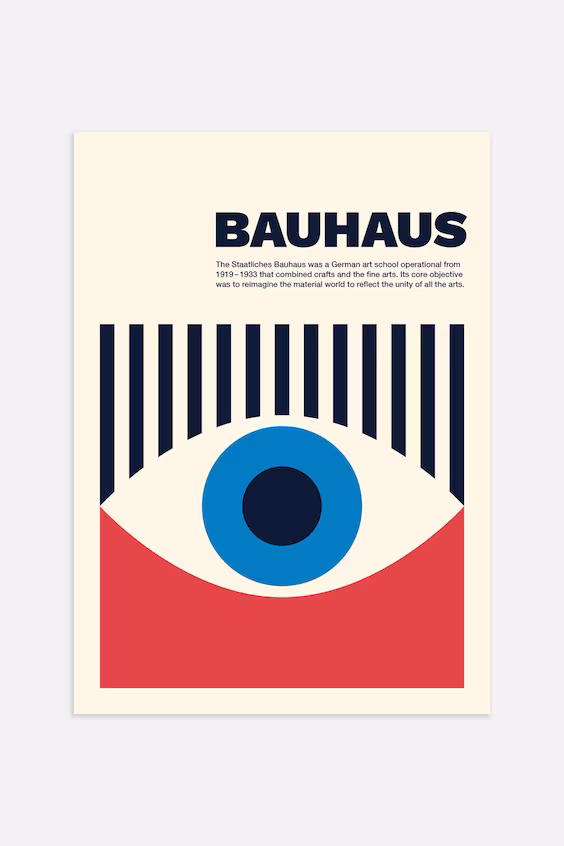 Постер bauhaus eye