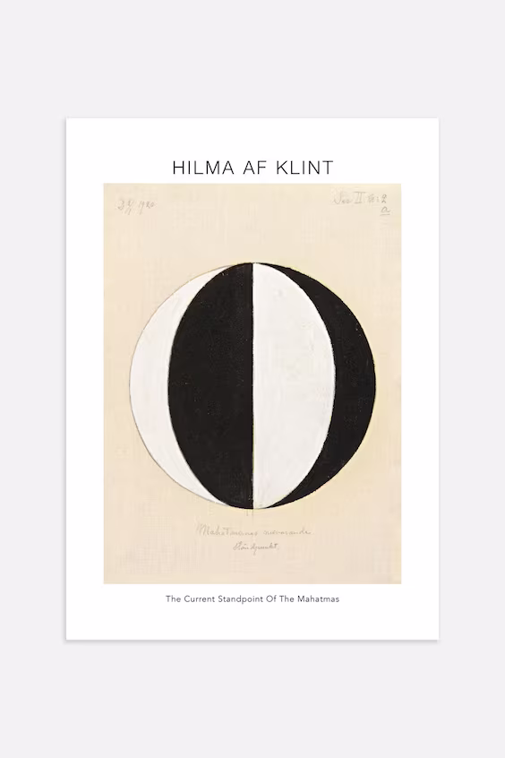 Плакат mahatmas by hilma af klint