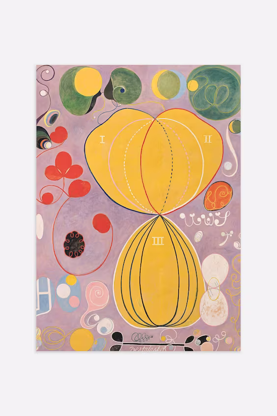 Постер hilma af klint colours no.7