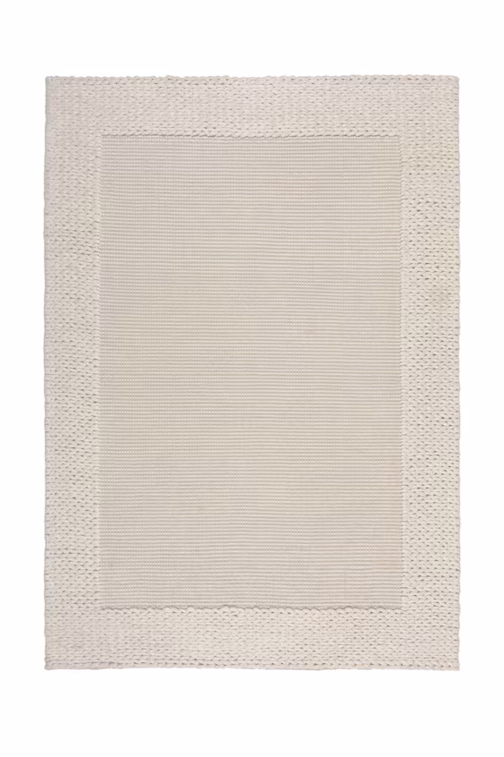 Коврик rue plait neutral wool blend