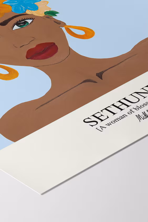 Morais artworks - sethunya - синий