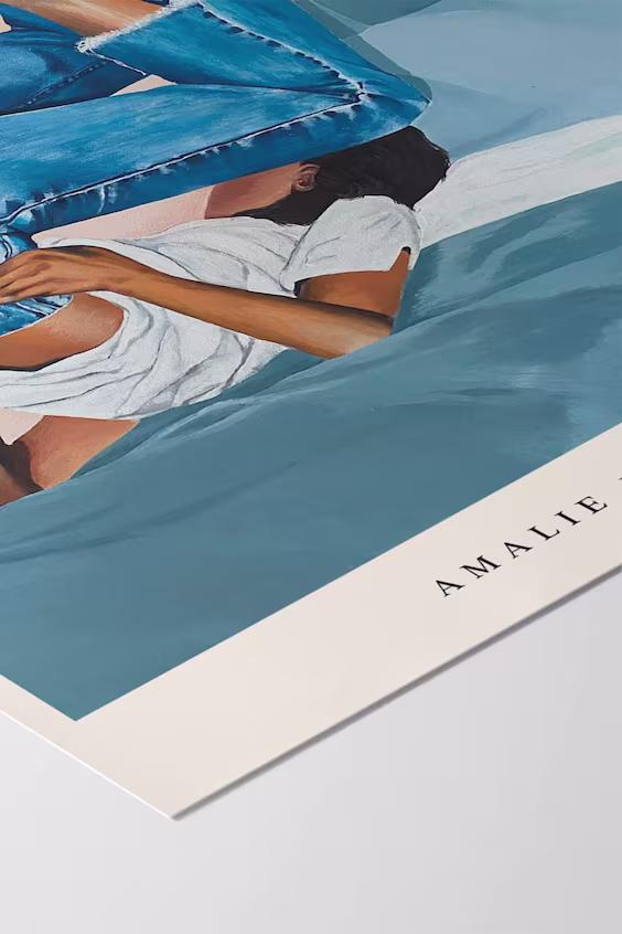 Арт-постер amalie hovgesen - bedtime