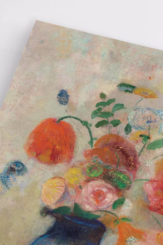 Постер букет цветов оранжевый