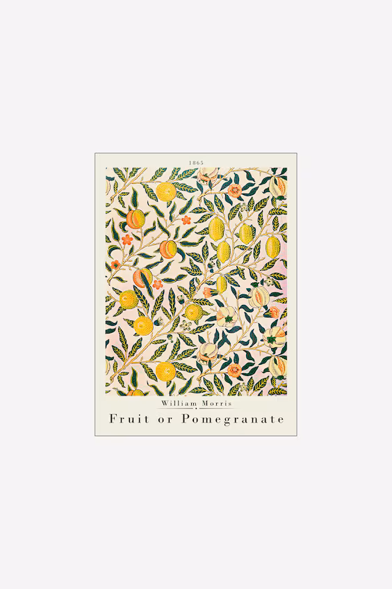 Постер pomegranate от уильяма морриса