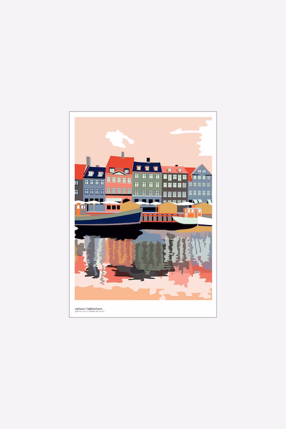 Posterhaus - nyhavn - вечер