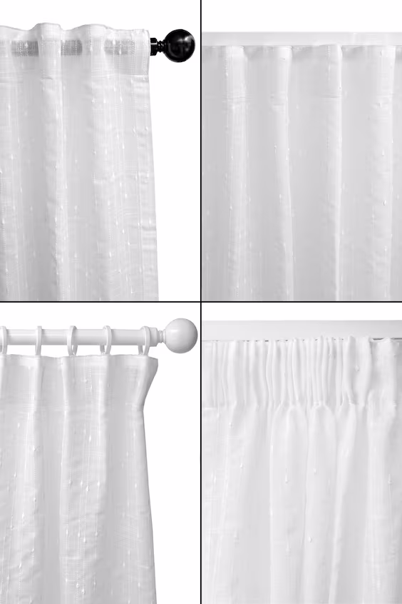 Набор из 1 широких занавесок flora