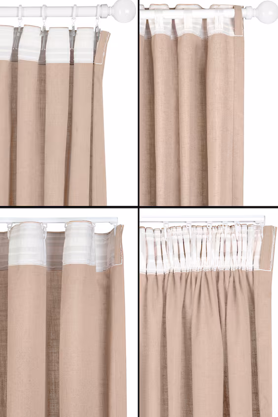 Набор из 1 широкой занавески лина