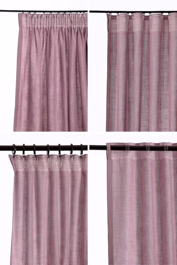 Набор из 1 широкого занавеса lina