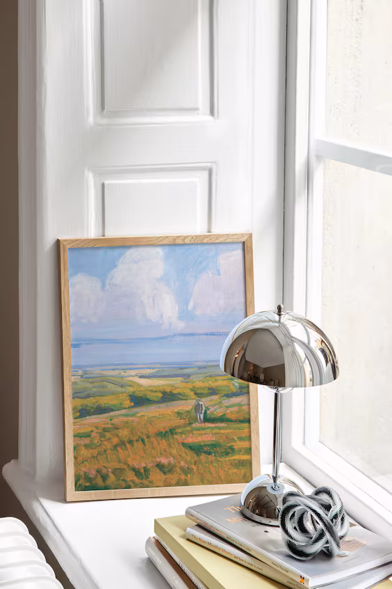 Постер прогулка по солнечным полям