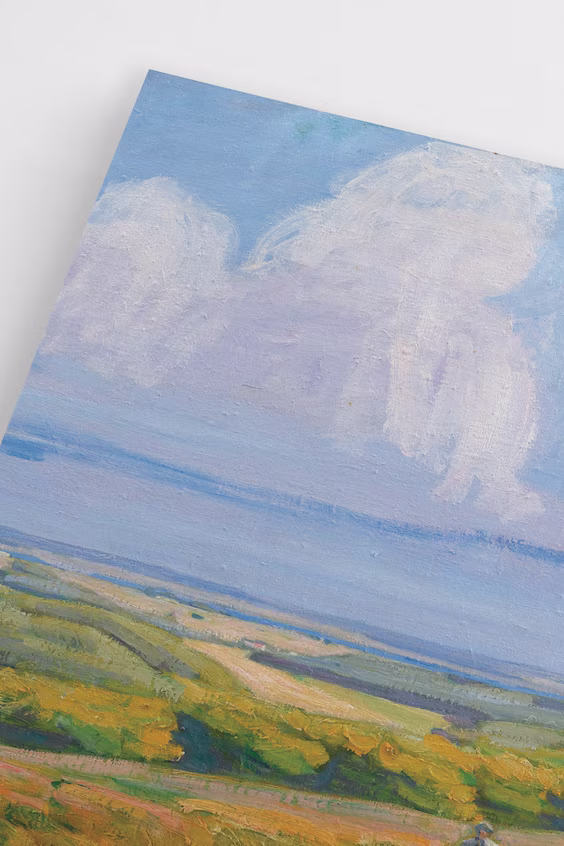 Постер прогулка по солнечным полям