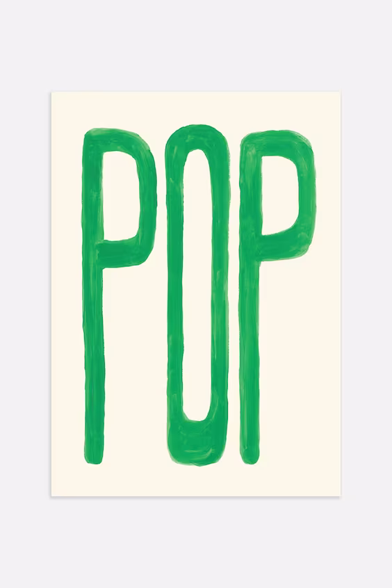 Постер pop