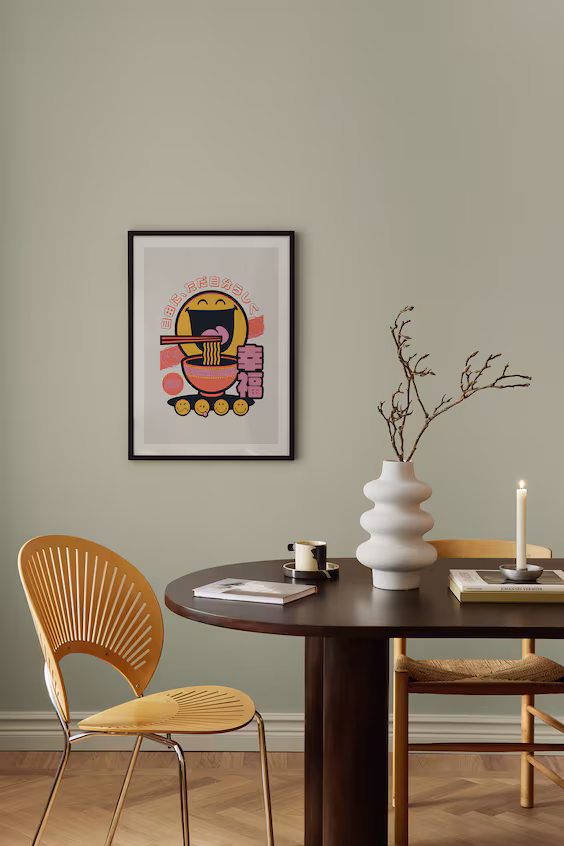 Плакат happy ramen