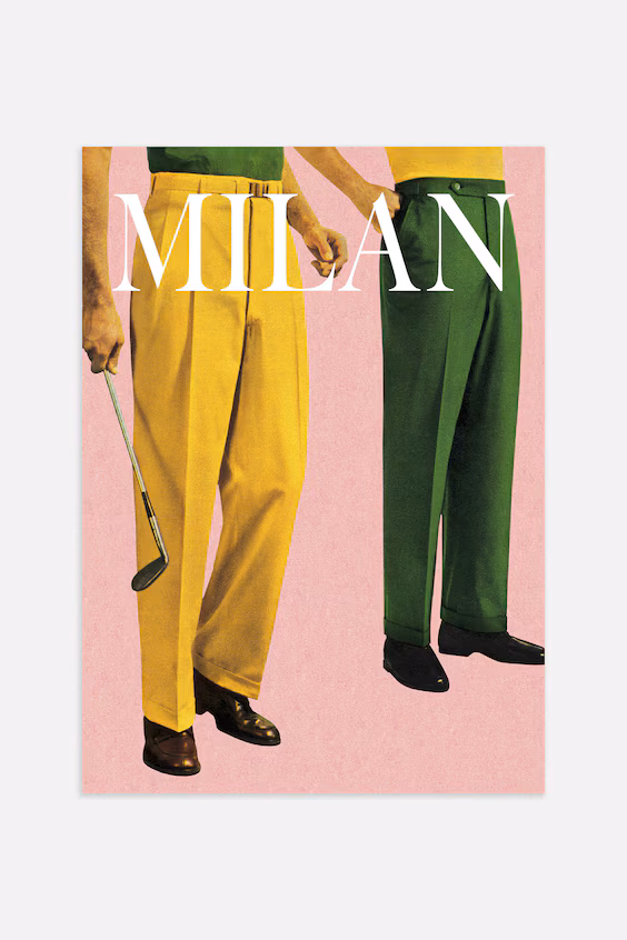 Плакат milan golf