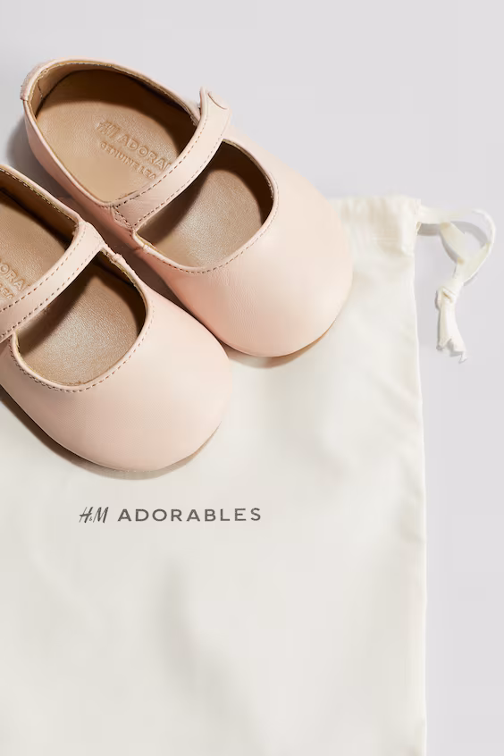 Балетки на мягкой подошве из кожи