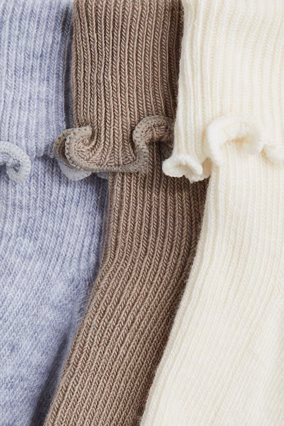 Пакет из 3 пар носков с отворотом