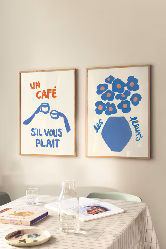 Комплект постеров и рамок