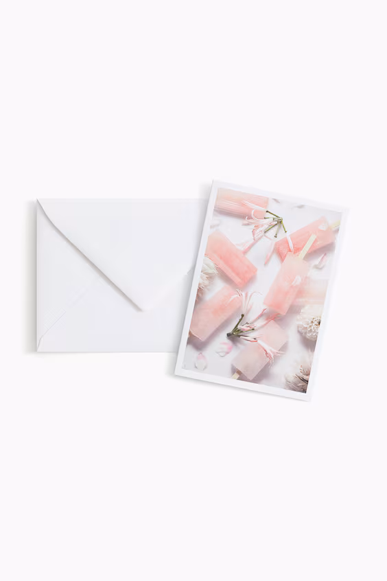 Открытка поздравительная большая с конвертом