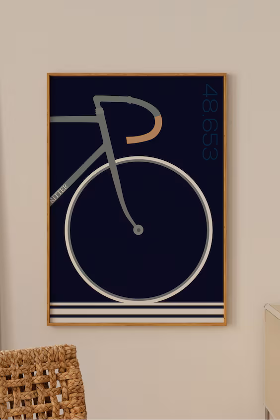 Спортивный плакат cikkel copenhagen - en time