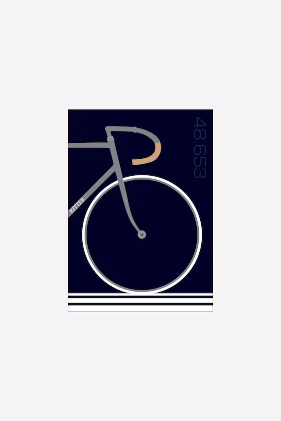 Спортивный плакат cikkel copenhagen - en time