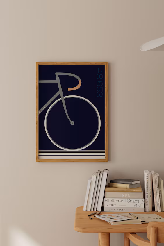 Спортивный плакат cikkel copenhagen - en time