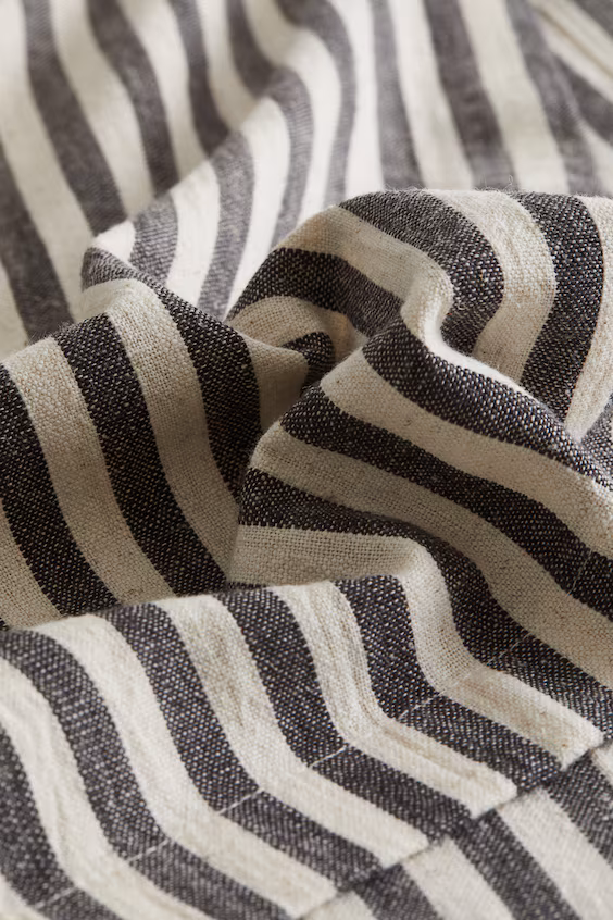 Скатерть из хлопка и льна