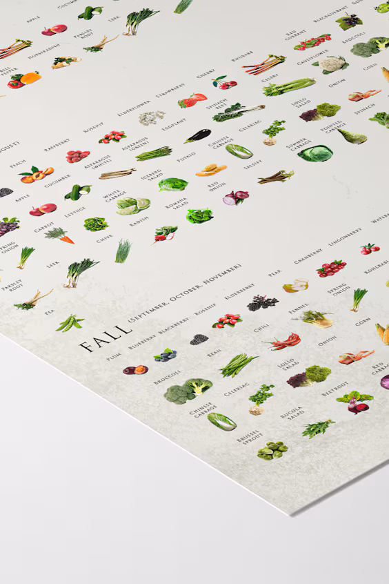 Simon holst - сезонные фрукты и овощи