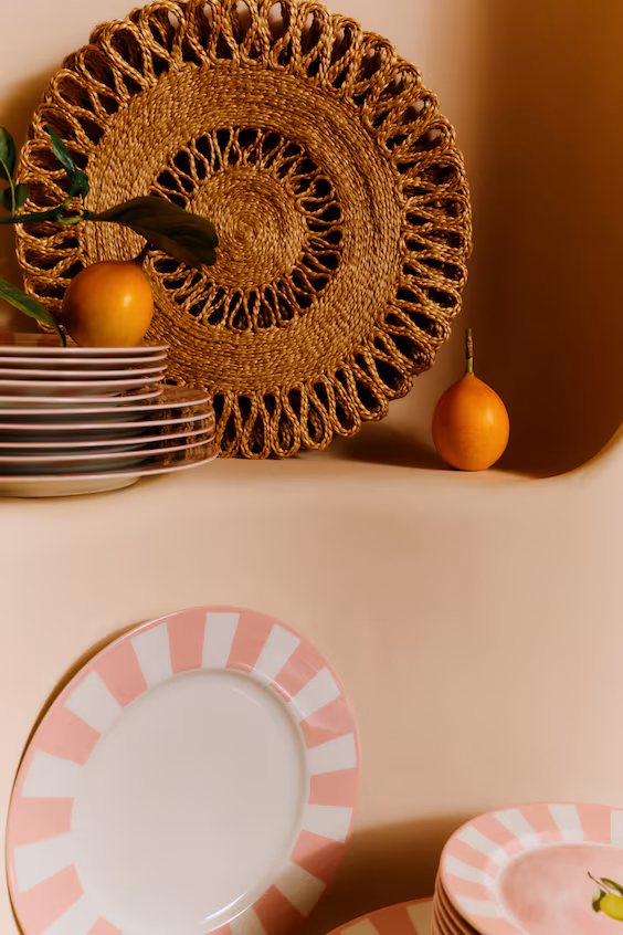 Набор из 2 подставок для стаканов из джута