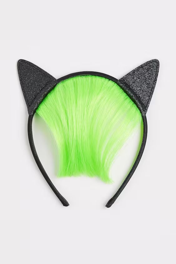 Ободок с бахромой и ушками