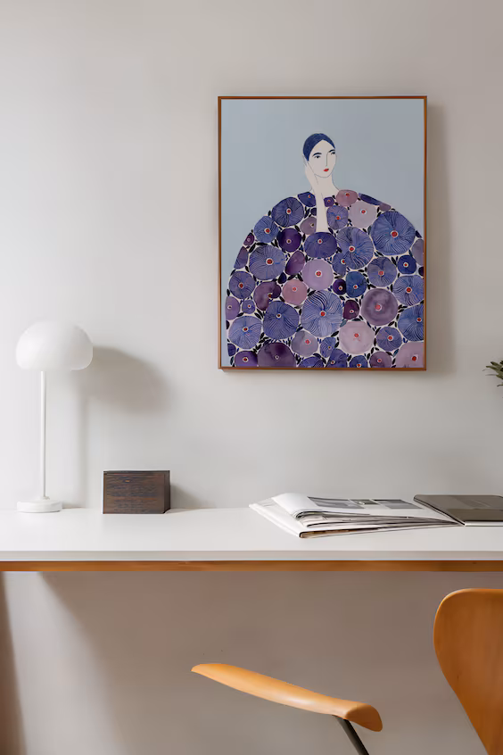 Пальто la poire - лиловое