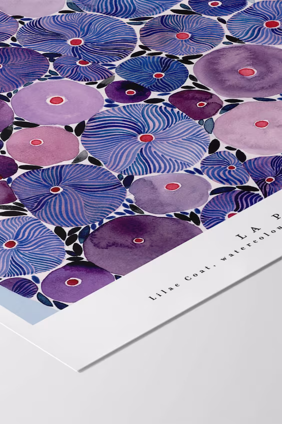 Пальто la poire - лиловое