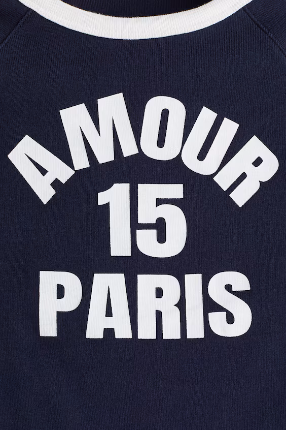 Футболка с коротким рукавом и принтом