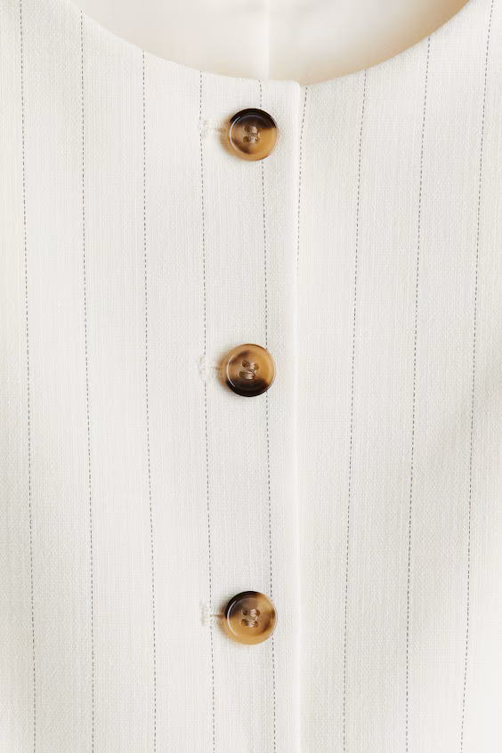 Длинный жакет без рукавов