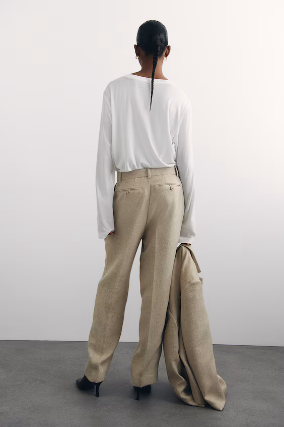 Классические зауженные брюки