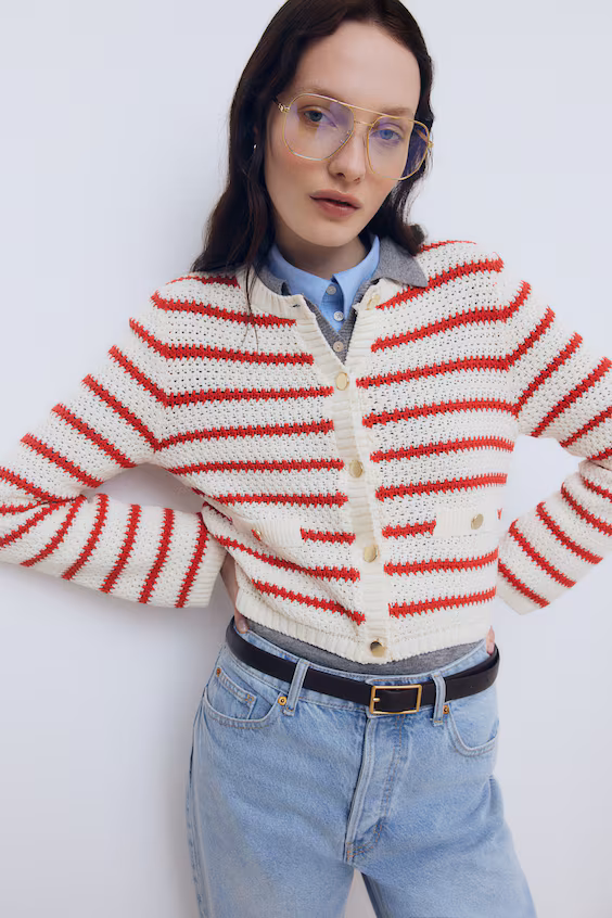 Кардиган с текстурным узором