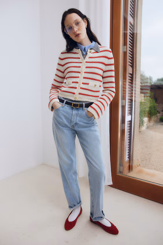 Кардиган с текстурным узором