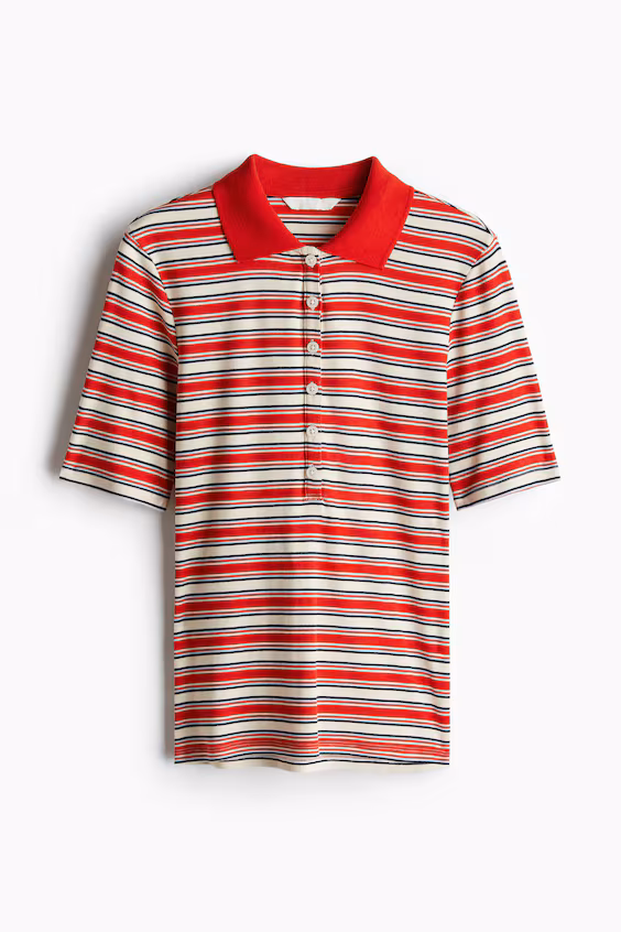 Рубчиковое поло