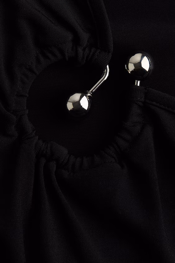 Свитер из джерси с драпировкой