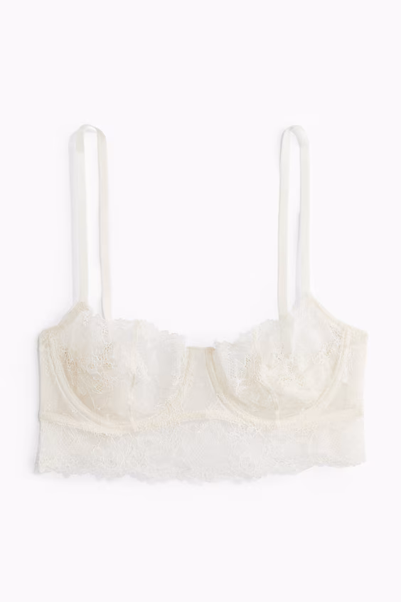 Балконетное бюстье из кружева