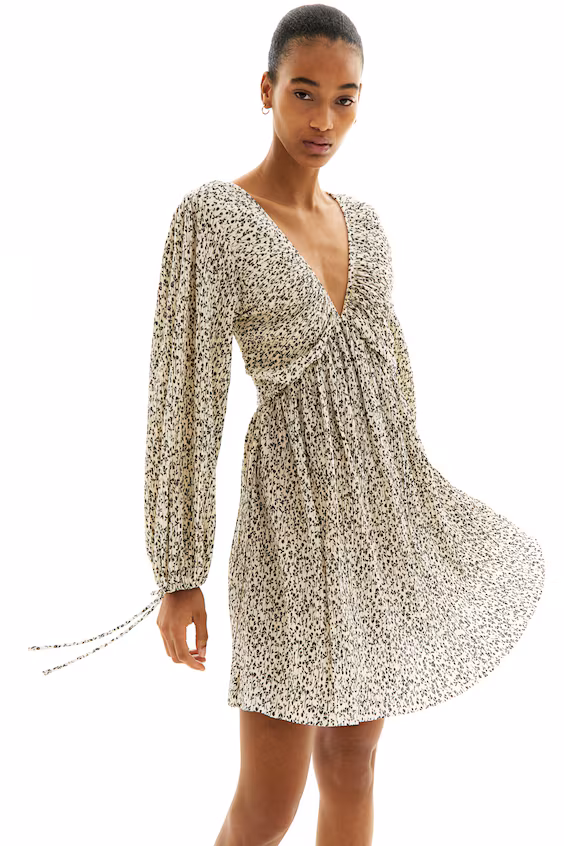 Плиссированное платье