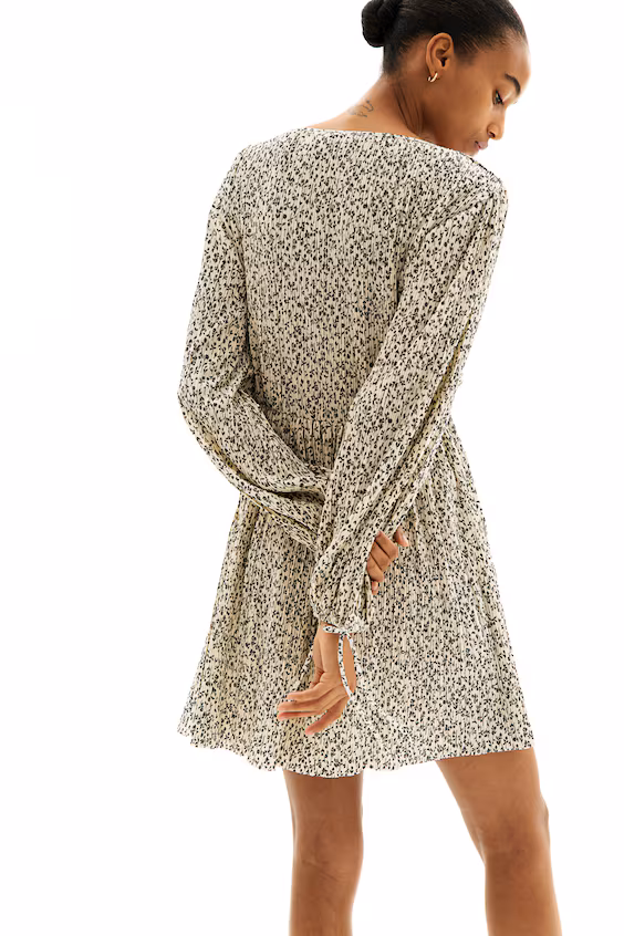 Плиссированное платье