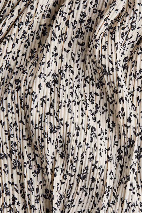 Плиссированное платье