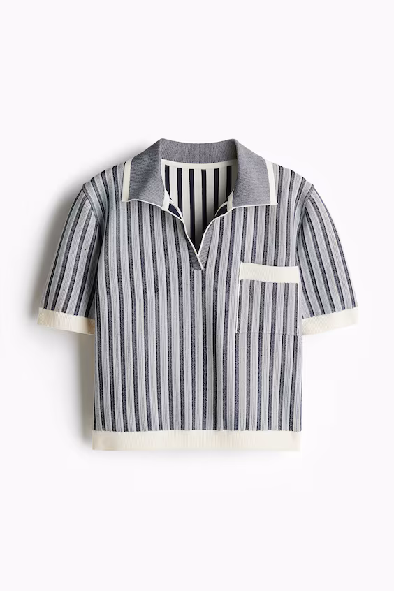 Поло из рубчика